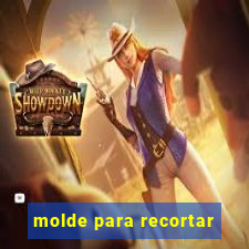 molde para recortar